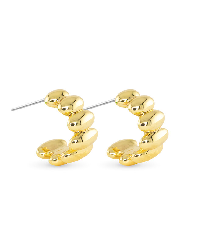 Amanda Blu Geometric Hoop Earring - Gold