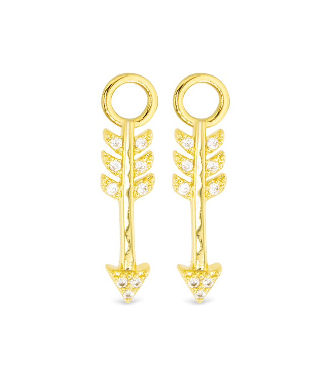 Amanda Blu Gold Arrow Earring Charm