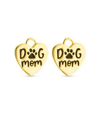 Amanda Blu Gold Dog Mom Earring Charms