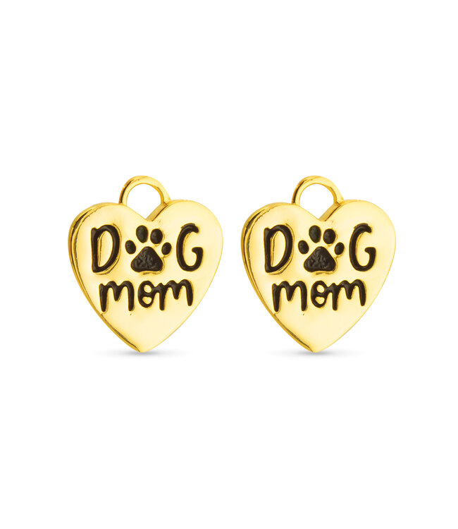 Amanda Blu Gold Dog Mom Earring Charms