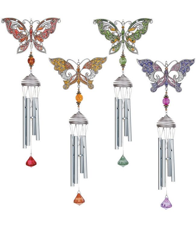 Carson PEWTERWORK GLITTER BUTTERFLY
