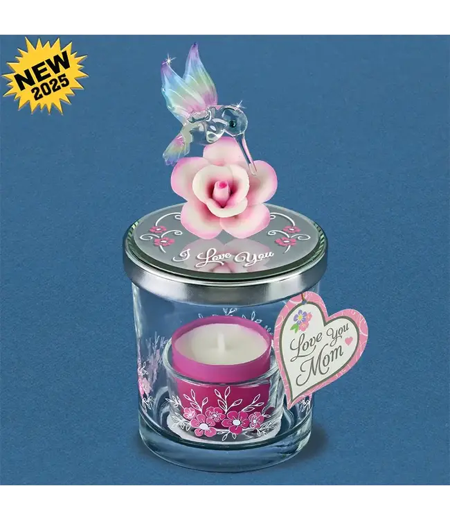 Glass Baron Hummingbird Love You Mom