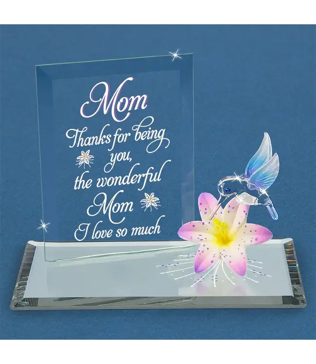 Glass Baron Hummingbird Wonderful Mom