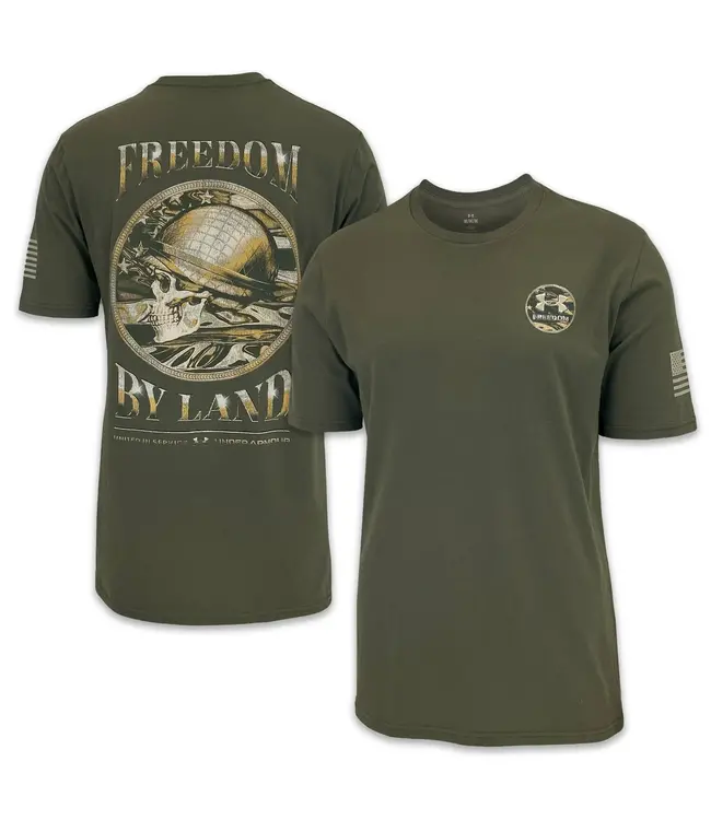 Under Armour Inc UA Mens Freedom By Land Short Sleeve