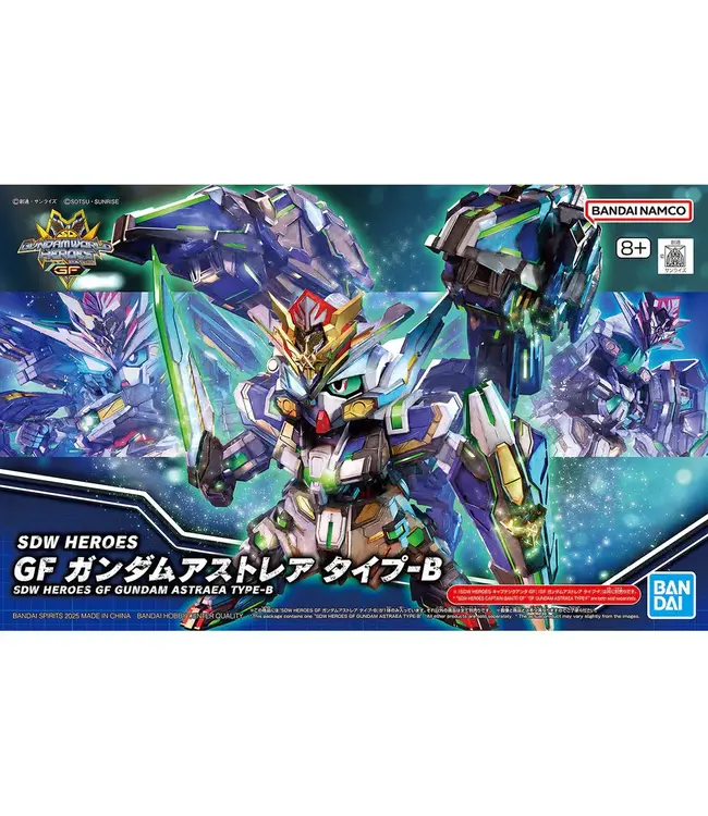 Bandai Namco Toys 39 GF Gundam Astrea Type-B SD Gundam World Heroes Bandai Hobby SDW Heroes