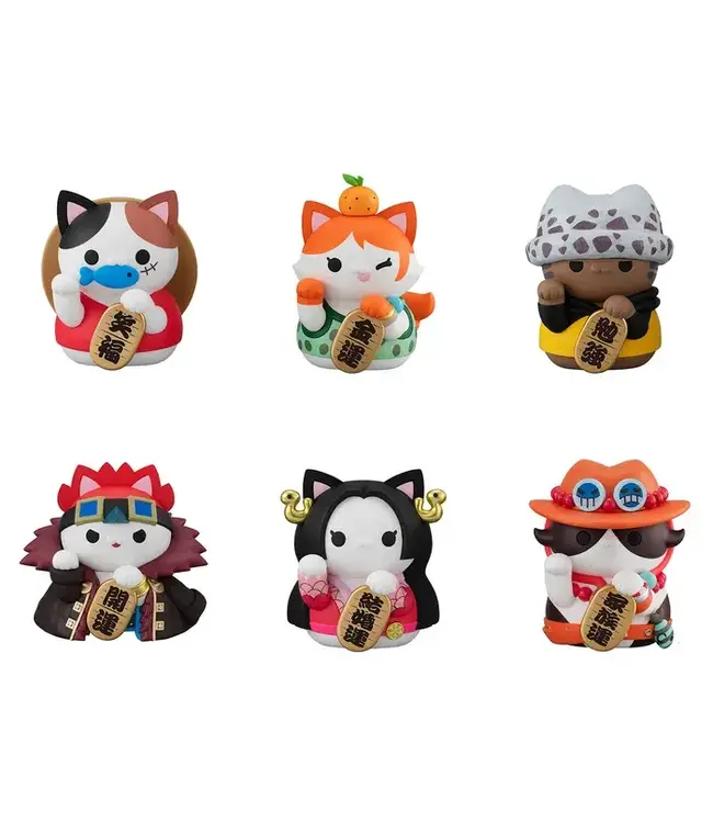 Bandai Namco Toys Nyan Piece Nyan Beckoning Cat Lucky Cat Pirates One Piece Megahouse Mega Cat Project