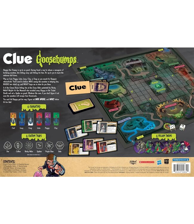 USA Opoly Inc CLUE GOOSEBUMPS
