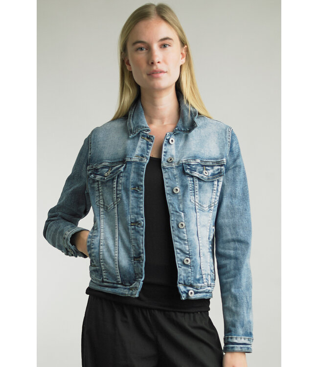 Tempo Paris Tree Of Life Denim Jacket Assm