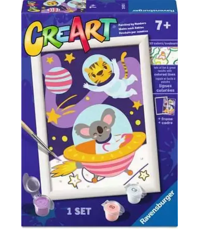 Ravensburger CreArt-Animal in Space Paint By Number