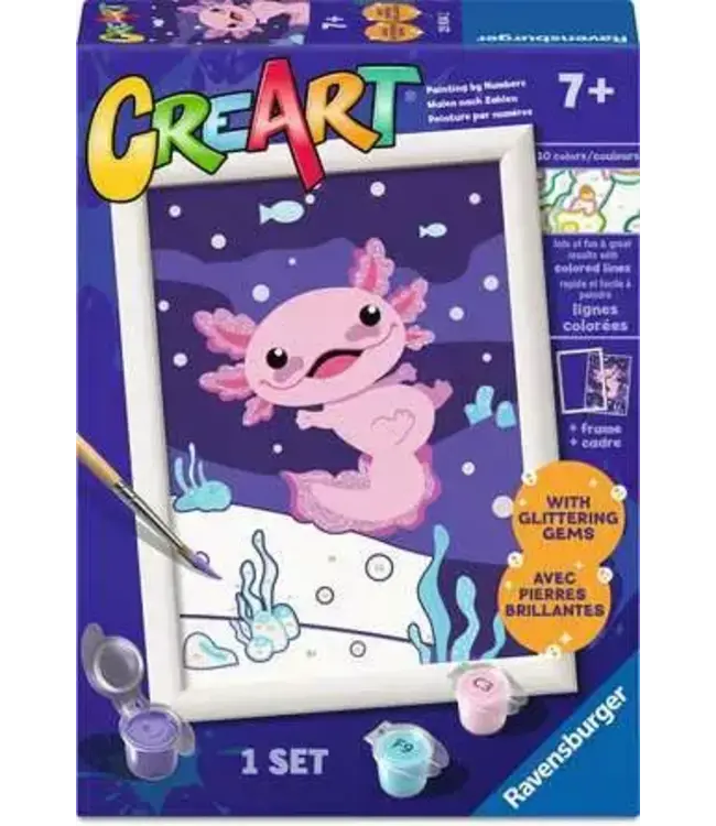 Ravensburger CreArt-Axolotl Paint By Number
