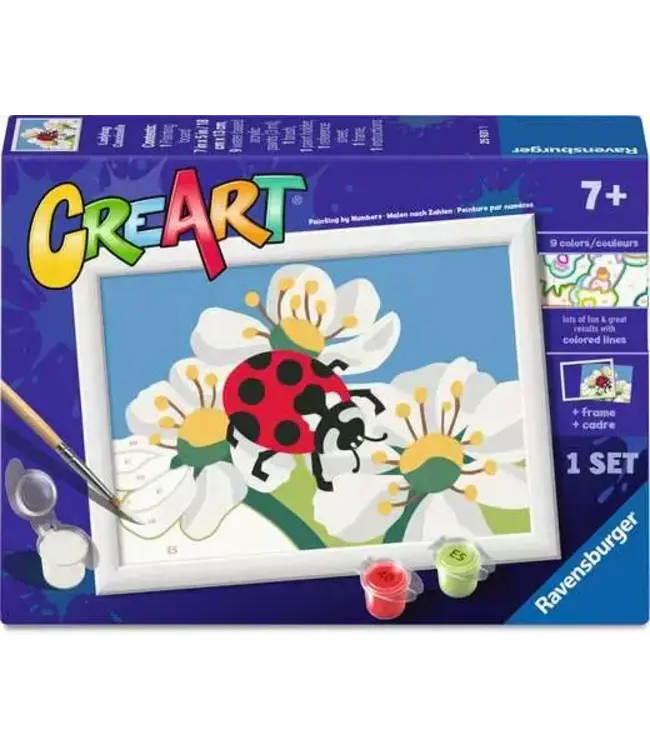 Ravensburger CreArt-Ladybug Paint By Number