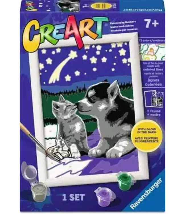 Ravensburger CreArt-Moonlight Friends Paint By Number