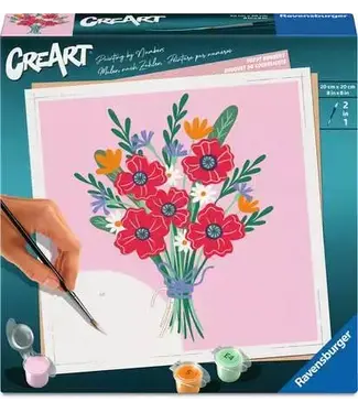 Ravensburger CreArt-Poppy Bouquet Paint By Number