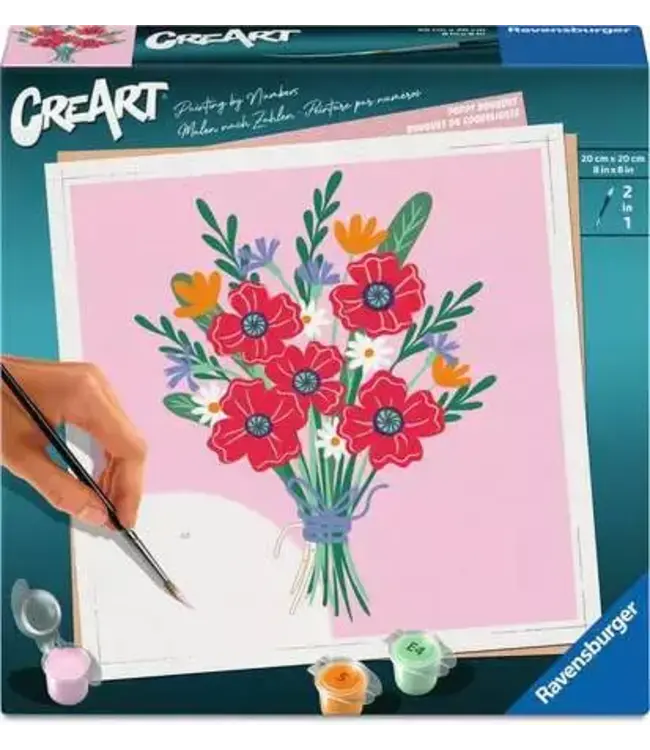 Ravensburger CreArt-Poppy Bouquet Paint By Number