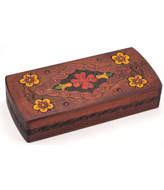 M Cornell Imports Inc Carved Floral Box 7967