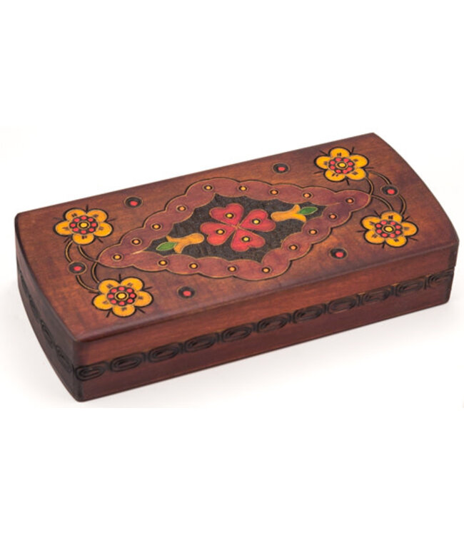 M Cornell Imports Inc Carved Floral Box 7967