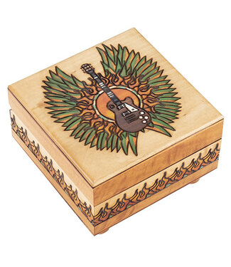 M Cornell Imports Inc Guitar Puzzle Box 7806