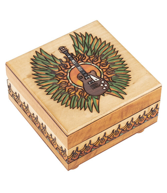 M Cornell Imports Inc Guitar Puzzle Box 7806