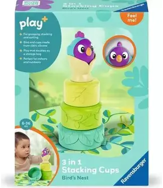 Ravensburger 3-in-1 Stacking Cups Birds Nest