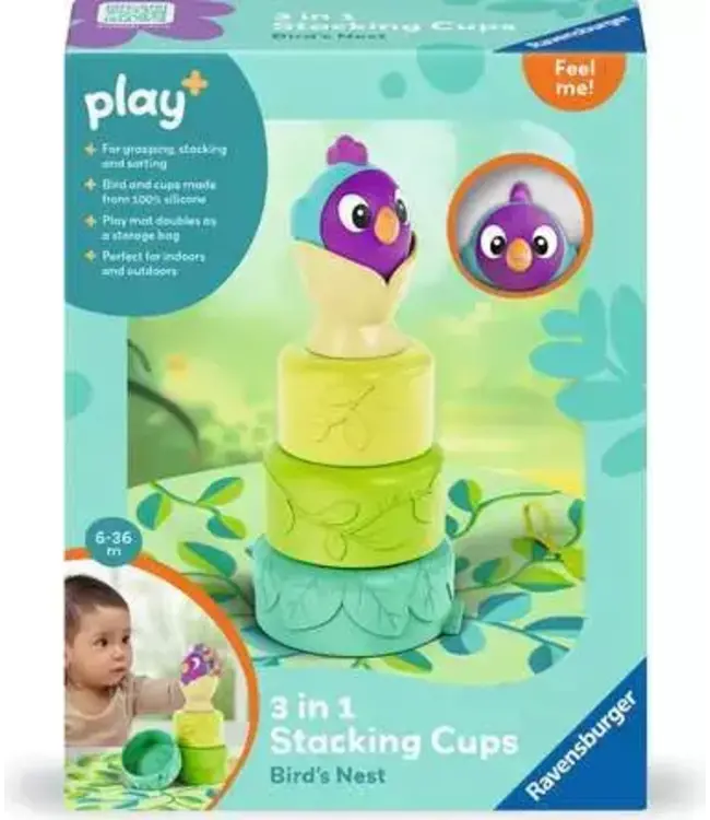Ravensburger 3-in-1 Stacking Cups Birds Nest