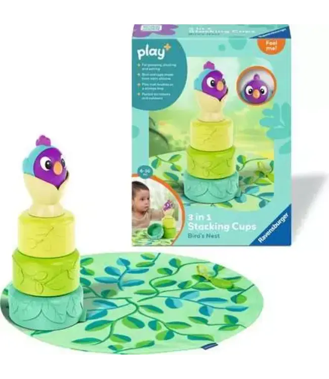 Ravensburger 3-in-1 Stacking Cups Birds Nest