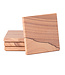 Highland Home Cinnabar Sandstone Set of 4 Coasters