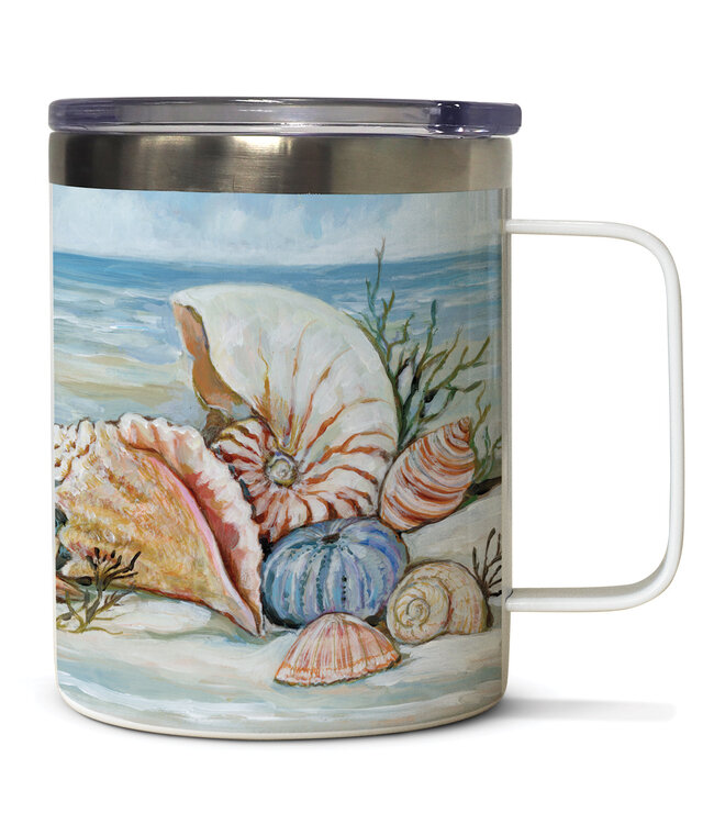 Highland Home Coastal Shore Stainless Steel Tazza Tumbler