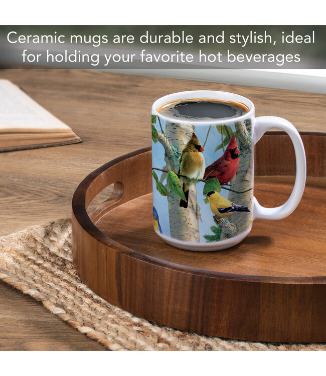 Highland Home Favorite Songbirds Ceramic Mug