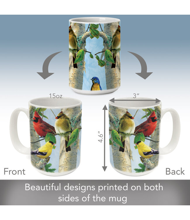Highland Home Favorite Songbirds Ceramic Mug