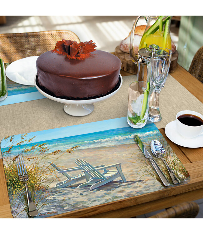 Highland Home Ocean View Easycare Reversible Placemat