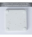 Highland Home Square White Terrazzo Marble Coasters Set Of 4