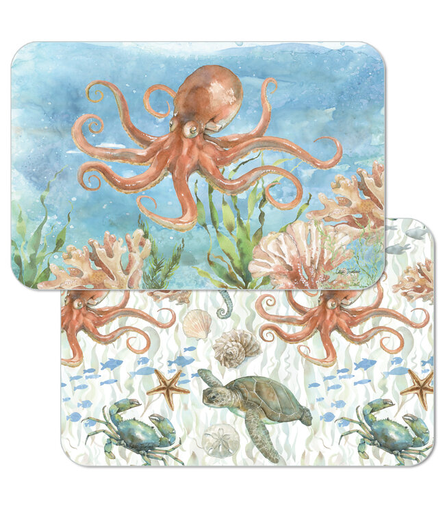 Highland Home Under Sea Life Easy Care Placemat