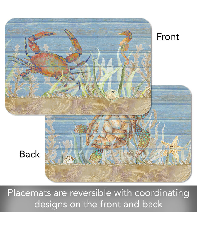Highland Home Under the Sea Easycare Reversible Placemat
