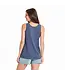 Life Is Good Womens Textured Slub Spring Wildflower Dusty Blue