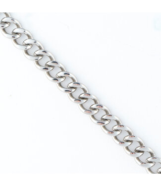 Howards Chunky Chain Necklace Silver L 16inch