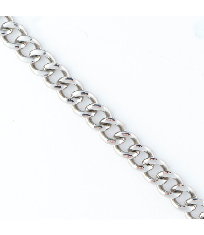 Howards Chunky Chain Necklace Silver L 16inch