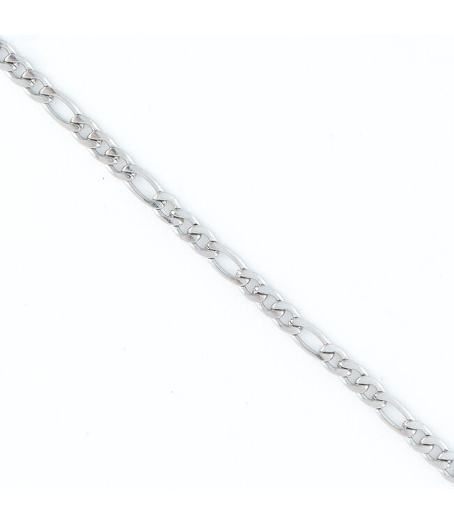 Howards Narelle Waterproof Figaro Chain Necklace Gold L: 13"