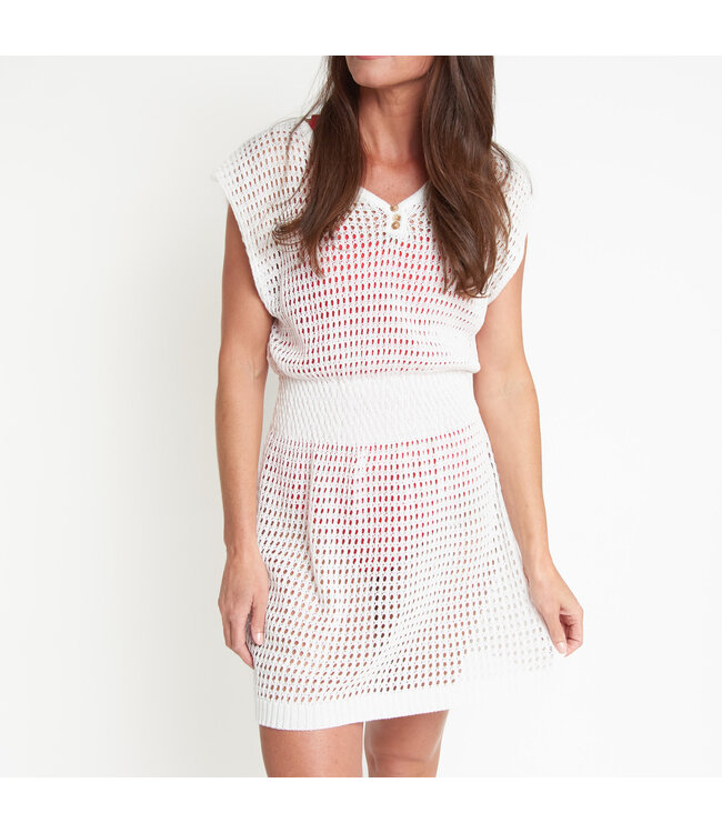 Howards Santorini Open Knit Cover Up