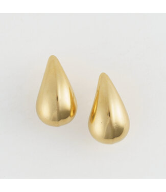 Howards Narelle Waterproof Tear Drop Earrings Gold