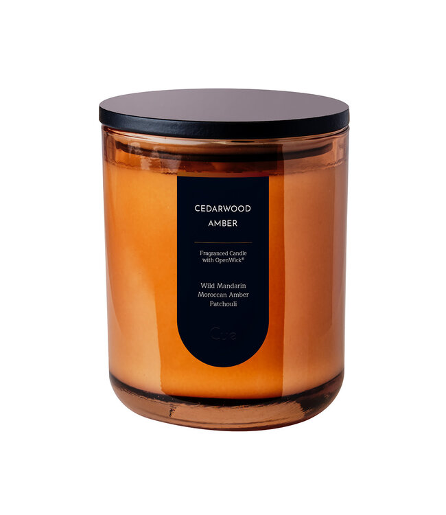 Cue Candles Cedarwood Amber 12oz Candle Amber