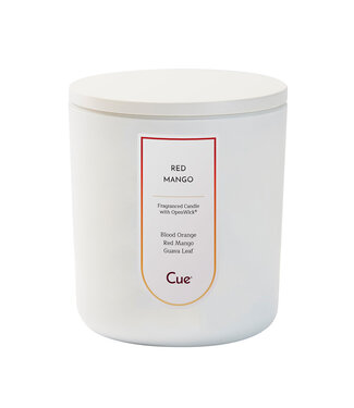 Cue Candles Red Mango 12oz Candle White