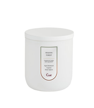 Cue Candles Sequoia Forest 7.5oz Candle White