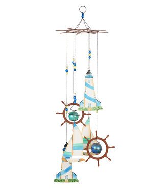 Sunset Vista Designs 24Inch Sailboat Wind Chime