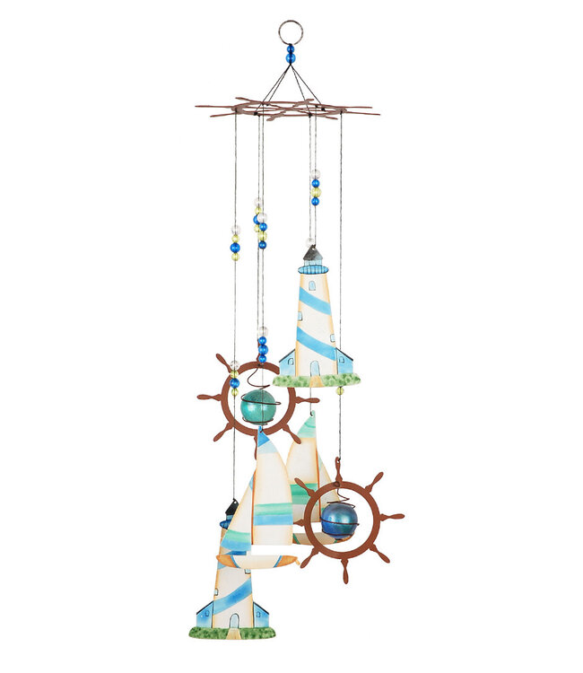 Sunset Vista Designs 24Inch Sailboat Wind Chime