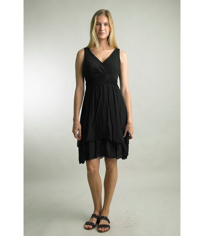 Tempo Paris Silk Purple Dress