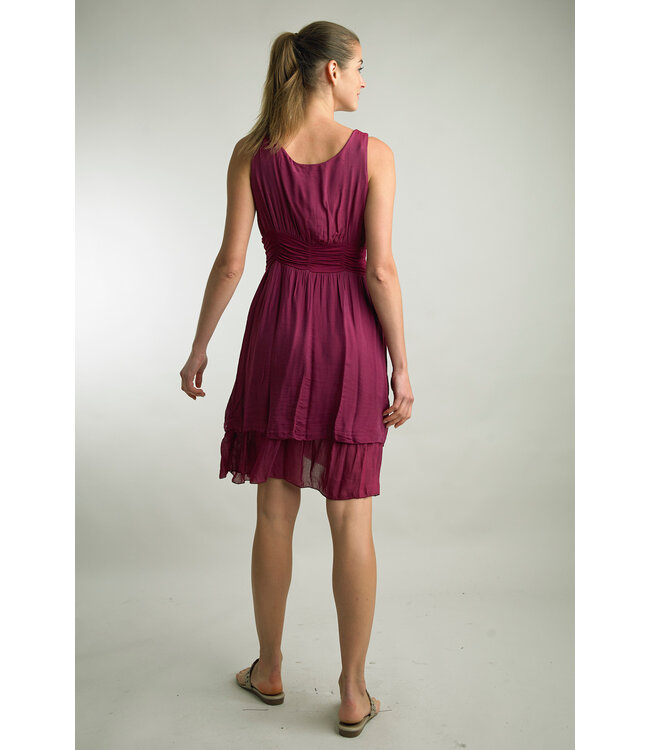 Tempo Paris Silk Purple Dress