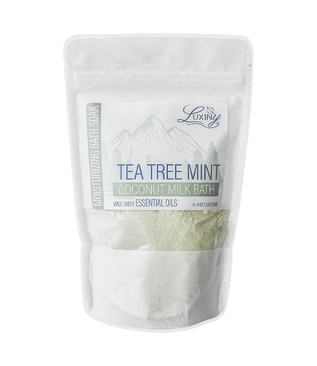 Luxiny Tea Tree Mint Coconut Milk Bath Lemon Drop Essential Oil- Coconut Milk Bath