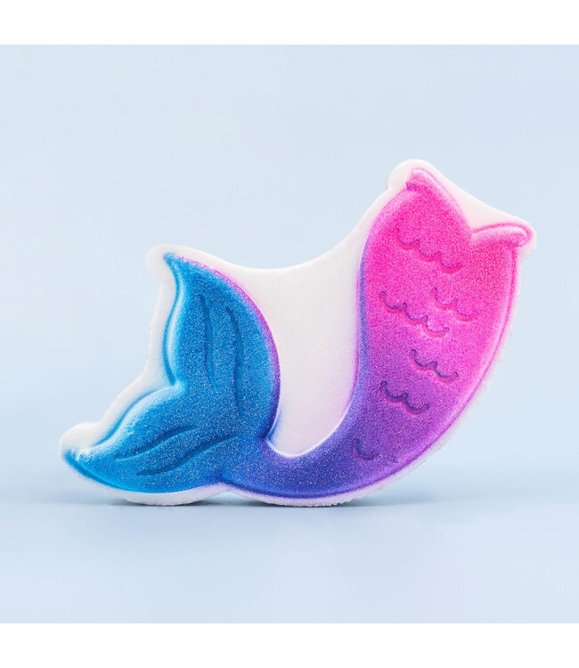 Luxiny Mermaid Tail Bath Bomb Tropical CoconutAnd Colorful Fizz