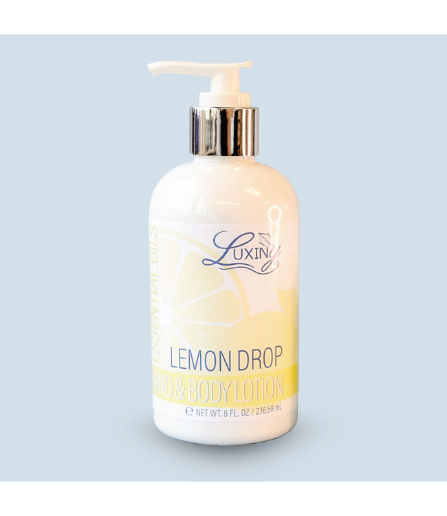 Luxiny Lemon Drop Essential Oil Silky Hand and Body Lotion 8 oz