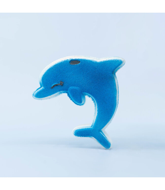 Luxiny Hand Painted Bath Bomb- Dolphin